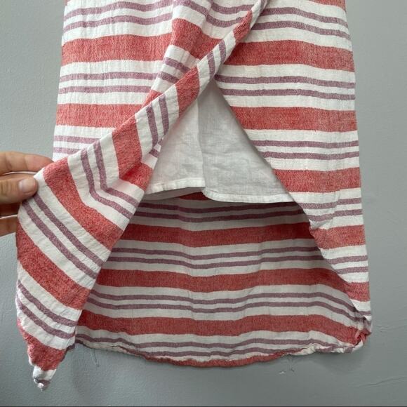 LOVERS + FRIENDS Dress Womens Size XS Striped Feminine Summer Beach Coastal - Picture 6 of 9